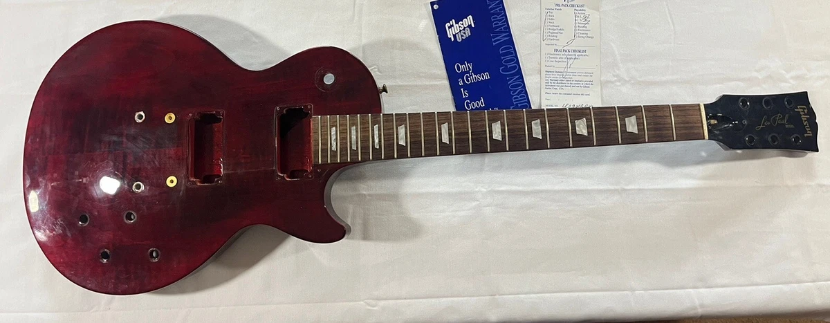 2004 Gibson Les Paul Studio Deluxe Husk Wine Red Repaired Body
