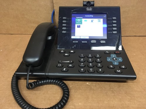 Cisco Cp 9951 C K9 V08 Ip Voip Office Phone Cp 9951 With Usb Camera Cp Cam C V01 Ebay