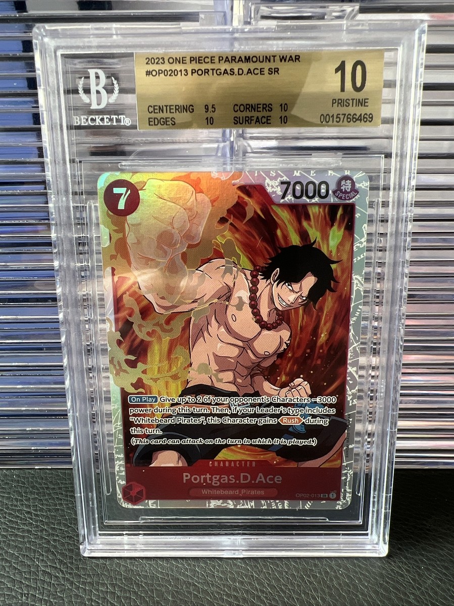 One Piece Card Game TCG Portgas.D.Ace OP02-013 SR Paramount One Piece Card Game TCG Portgas.D.Ace OP02-013 SR Paramount