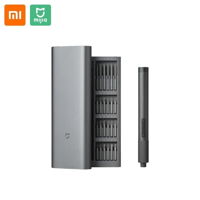 XIAOMI Mijia 24-in-1 Multi-Purpose Electric Precision Screwdriver Kit with Magnetic Bits & LED Light-image