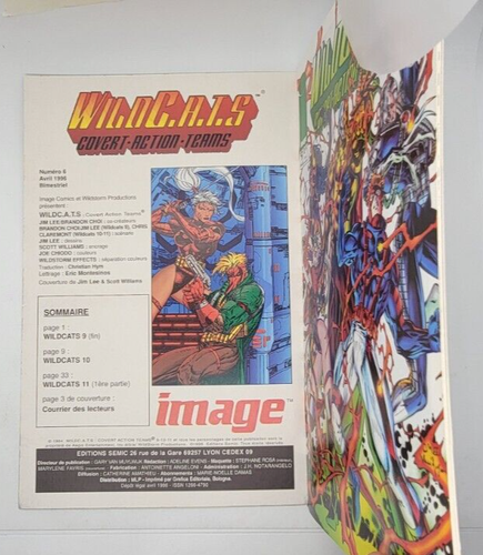 WILDC.A.T.S Comic Book #6 1996 French - Picture 2 of 3