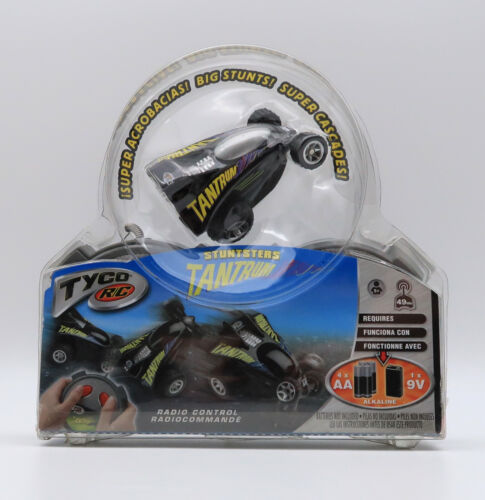 Vintage Tyco R/C Car Mini Stuntsters Tantrum Black/Yellow 49 MHz New Sealed!