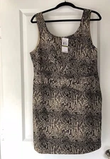 NWT Womens Michael Kors dress animal print sz 14 