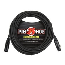 Pig Hog PHDMX25 3-Pin DMX Lighting Cable 25-Feet Black 