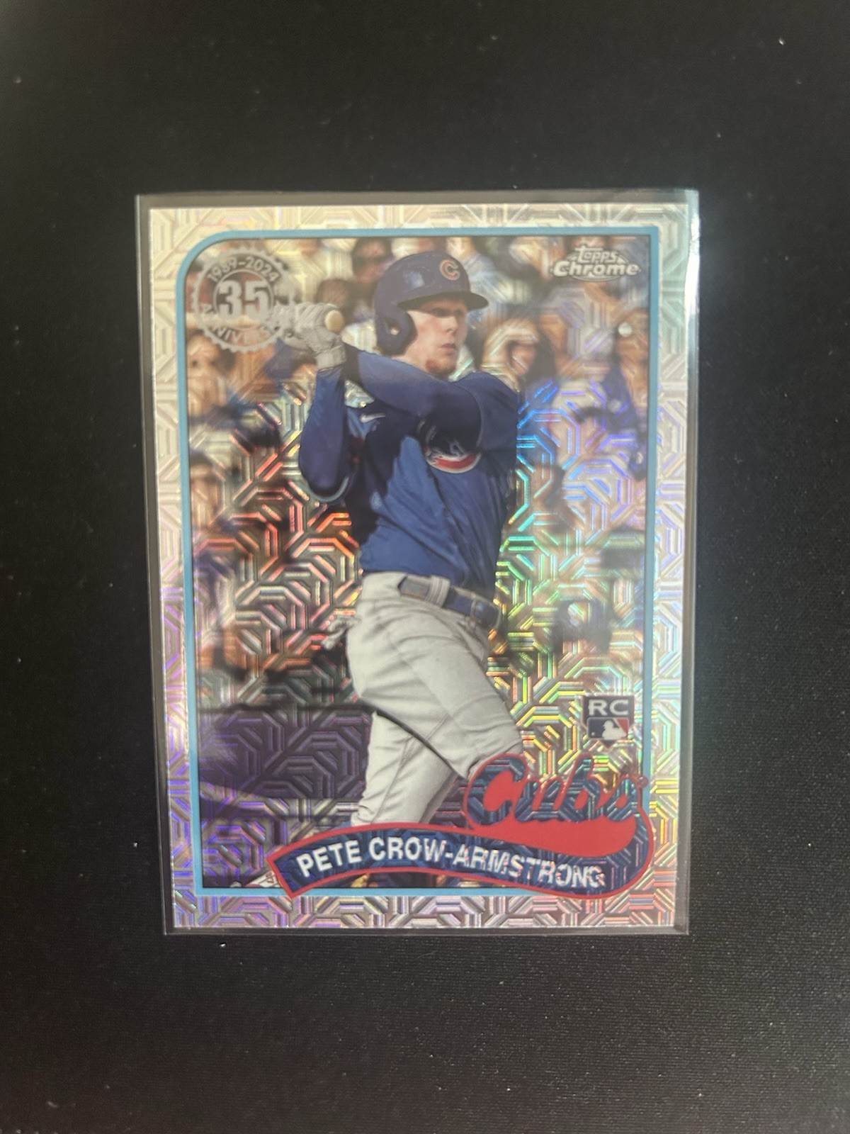 2024 Topps-1989 Topps Chrome Silver Pack Mojo Pete Crow-Armstrong #2T89C-64 (RC)