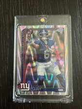 2025 Topps Chrome Football Jaxson Dart Ray Wave Refractor # 306 Rookie RC Giants