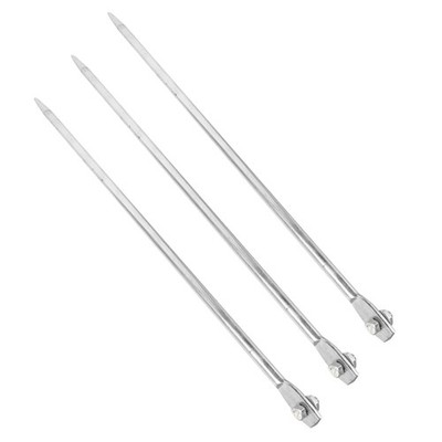 3 Pcs Ground Rods Home Electrical Earth Grounding Earthing for Fence