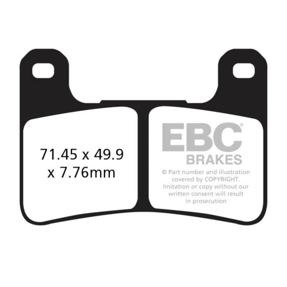 Pastillas Freno KAWASAKI NINJA 1000 SX PERFORMANCE 2022-2023 Delanteras PRO HH EBC Foto 2 de 4