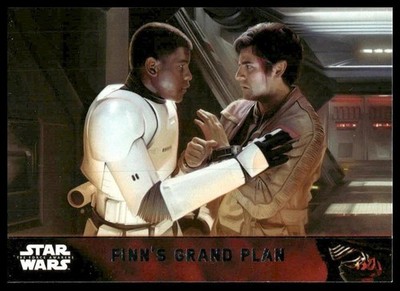 Finn's grand plan 2015 Topps Star Wars: The Force Awakens #85