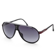 Carrera Unisex Champion 62mm Black Red Sunglasses CHAMPION-N-OIT-9O
