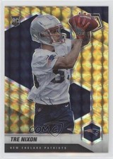 2021 Panini Mosaic Rookies Reactive Yellow Mosaic Prizm Tre Nixon #398 0e5z