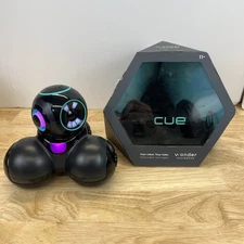 Wonder Workshop CUE Coding Cleverbot QU01 Interactive Robot Kids, Black