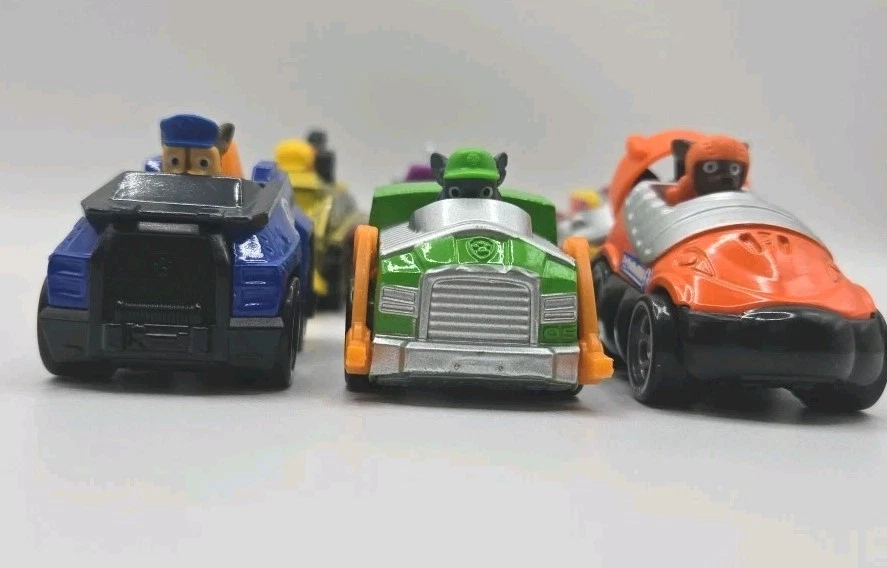 Paw Patrol Lote de 6 Die Cast True Metal Vehículos Coches Nickelodeon Foto 4 de 4