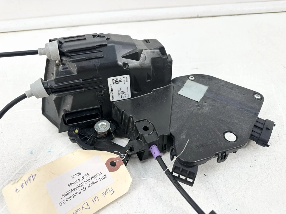 2010-2015 JAGUAR XJ XJL ЛЕВЫЙ ВОДИТЕЛЬ ПЕРЕДНЯЯ ДВЕРЬ ЗАМОК ЗАЩЕЛКА ПРИВОД OEM - Изображение 3 из 4