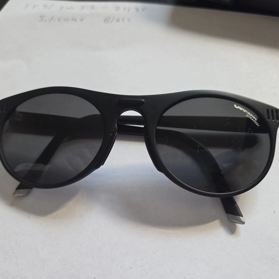 VTG Carrera Sunglasses Black Silicone W/Case 55919052-21135 Made In Austria Rare - Image 3 of 4