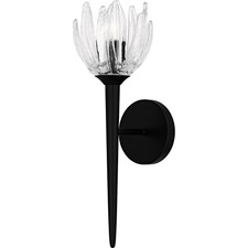 Matte Black  Wall Sconce from the Shea Collection