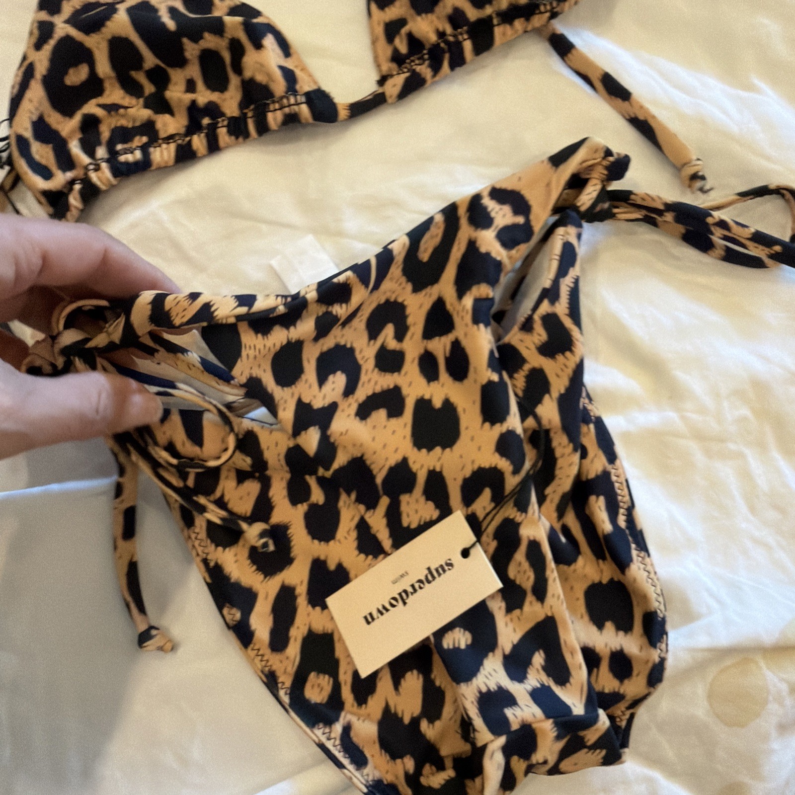 Jayla Bikini in Leopard SUPERDOWN STRING BIKINI S… - image 7