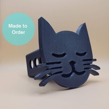 Cat Face Trailer Hitch Cover Fits 2 Inch Receivers Black Cat Truck Suv Jeep