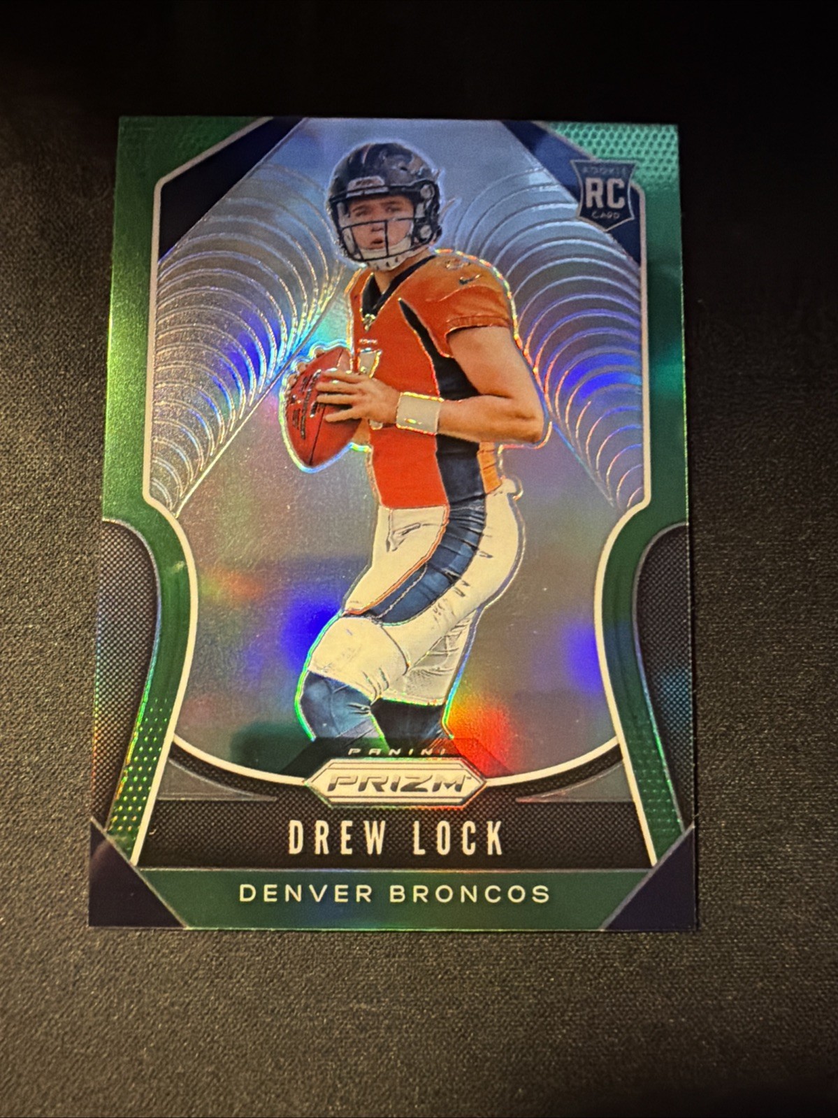 *Clean* 2019 Panini Prizm - Rookies Drew Lock #304 Green Prizm (RC)