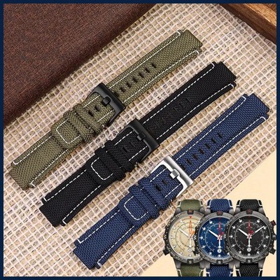24*16MM Bracelet For Timex Tidal Compass Canvas Watch Strap T2N721 TW2T76500