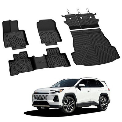 Floor Mats & Cargo Mat for Toyota RAV4 Hybrid(Not for PHEV) 2026 All Weather TPE