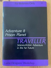 Classic Traveller Adventure 8 'PRISON Planet' GDW Sci-Fi RPG