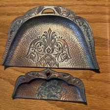 Vintage crumb catcher set silent butler | made in Japan | Victorian dining