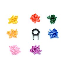 112 Pcs DIY LED Cover Assorted for 104 Mechanical Keyboard - 9.9mm Limited Use B