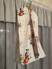 Vintage 1984 Walt Disney Mickey Mouse Diaper Stacker Minnie Goofy Donald Duck