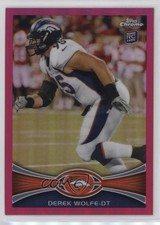 2012 Topps Chrome BCA Refractor /399 Derek Wolfe #10 n1u