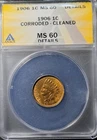 1906 indian head penny cent MS-60