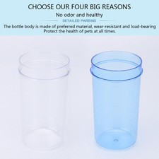 2-Piece Bird Feeder Water Dispenser for Parrot Lovebirds Cockatiel 400ml / 14oz