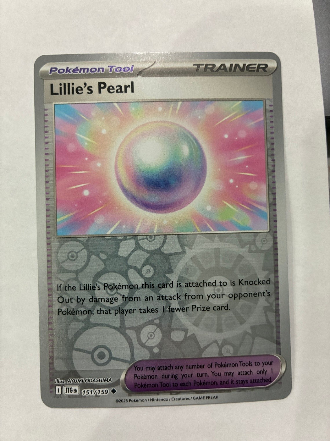 Lillie's Pearl Uncommon SV09: Journey Together 151/159 NM