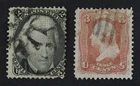 CKStamps: US Stamps Collection Scott#93 94 2c 3c Used