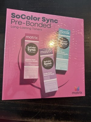  NEW Matrix SoColor Sync Pre-Bonded Color Toners Professional Book Hard To Find 