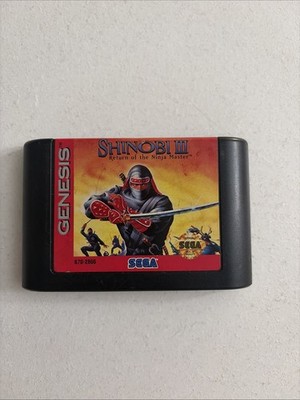 Shinobi III 3 Revenge Of The Ninja Master Sega Genesis (Cartridge Only) - Tested