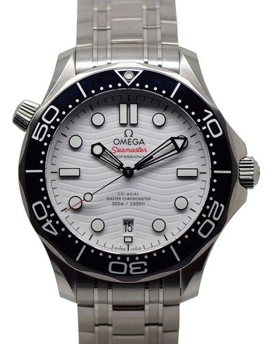 2023 Omega Mens Seamaster Diver 300M 210.30.42.20.04.001, Full Set, White Dial