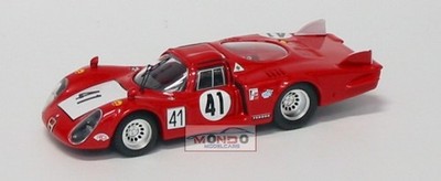1:43 BEST Alfa Romeo 33.2 Lm #41 Le Mans 1968 Baghetti Vaccarella BE9272 Modellb