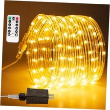 Connectable Rope lights Plug in165FT 500 LEDs Rope 165FT 500Leds Warm White