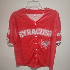 Syracuse Mets Polska Jersey Adult Large SGA 2024 Polish Heritage Night MiLB RARE