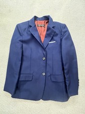 YuanLu Boys Navy Blue Blazer Jacket Size 8. Formal Wedding Special Occasion
