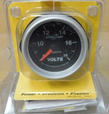 Auto Meter 3691 Sport-comp Ii Voltmeter Gauge 2-116 Dia 8-18 Volt Elect Auto Meter 3691 Sport-comp Ii Voltmeter Gauge 2-116 Dia 8-18 Volt Elect
