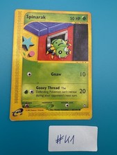 Pokemon Spinarak 62/147 Aquapolis E-Card 2002 Reverse Rare German on eBay