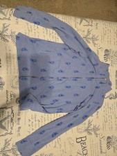Lilly Pulitzer XL Blue Zip Pineapple Jacket