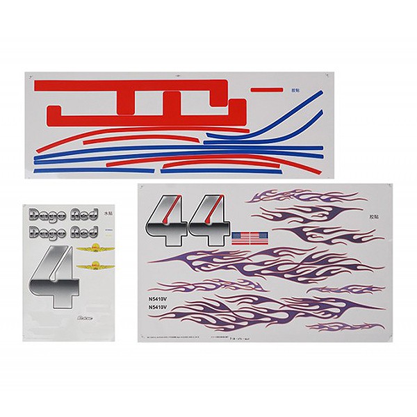 FMS Dago Red Decal Sheet