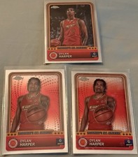 (3)2024-25 Topps Chrome Mcdonald's All American - Dylan Harper Spurs Rookie RC’s