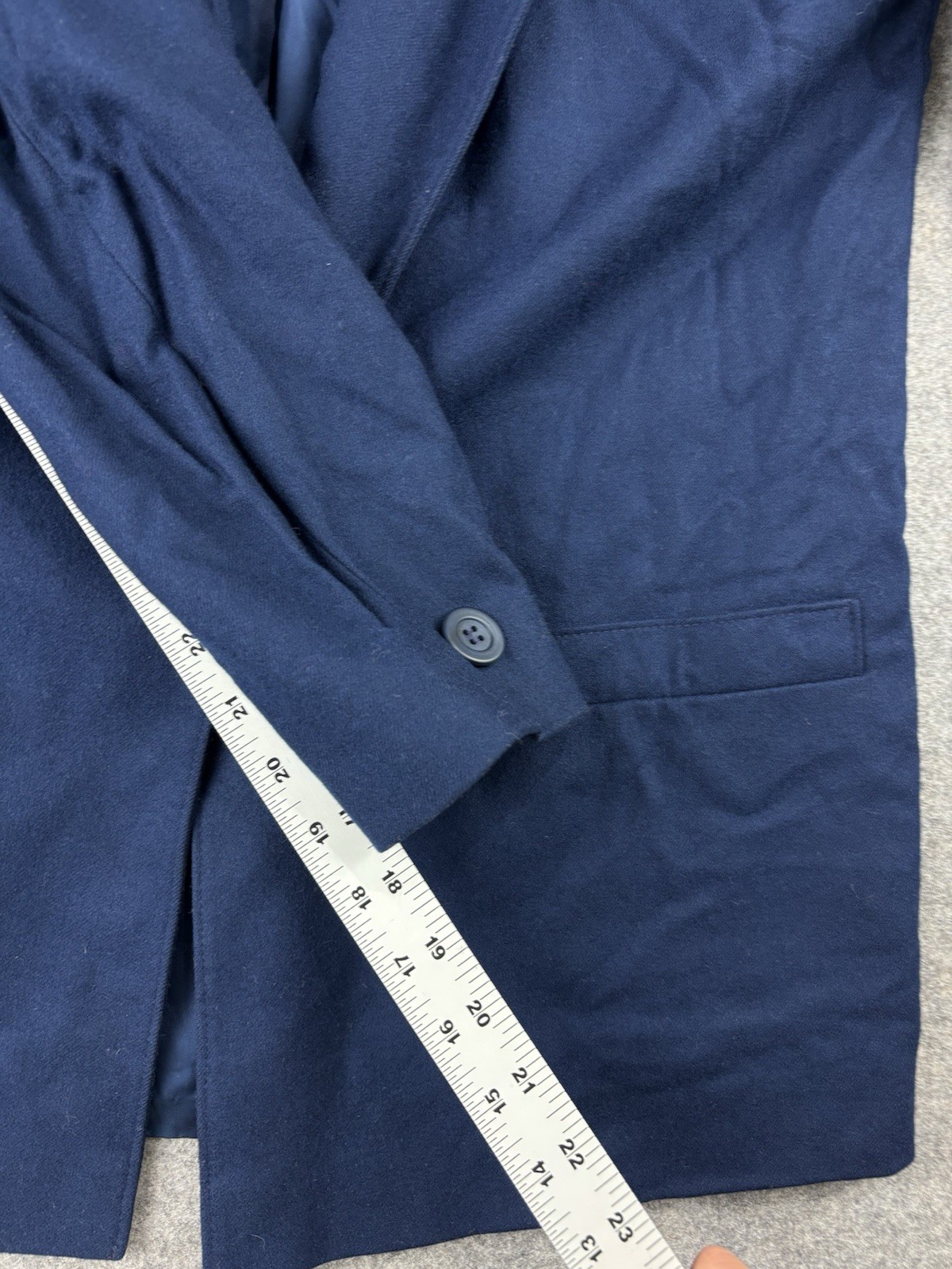 Pendleton 100% Navy Virgin Wool Single Button Bla… - image 4