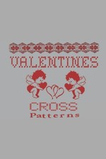 Valentine Cross Stitch Patterns: Blank Graph Sketchbook for