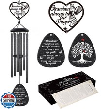 Memorial Gifts for Loss of Grandma, Prayer Angel Sympathy Wind Ch
