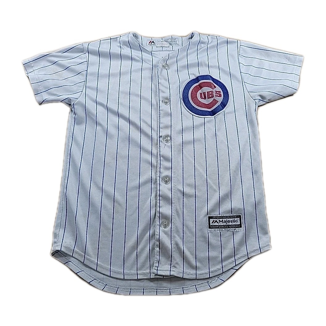 Baseball Grey Rizzo Jersey Majestic Cool Base Chicago Cubs Anthony